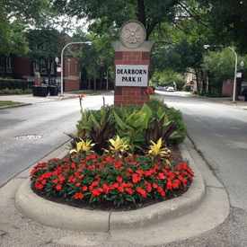 Photo of Entrance to Dearborn Park