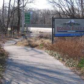 Photo of Jones Falls Trail Trailhead at Stieff Silver
