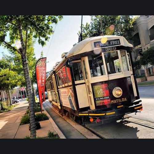photo of McKinney Avenue Trolley at 1701 North Harwood Street Dallas TX 75201