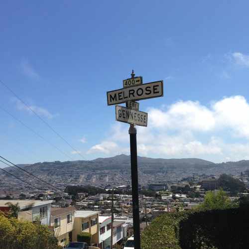 photo of Melrose and Gennesse at 382 Melrose Avenue San Francisco CA 94127
