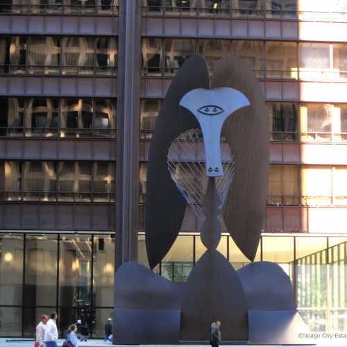 photo of Sculpture "The Picasso" at 50 West Washington Street Chicago IL 60602