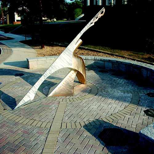photo of Chi Wara Sundial Lantern Sculpture by Ayokunle Odeleye at 2295 Benjamin E Mays Drive Southwest Atlanta GA 30311