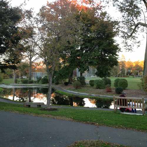 photo of Memorial Park Duck Pond at Oakview Avenue Maplewood NJ 07040