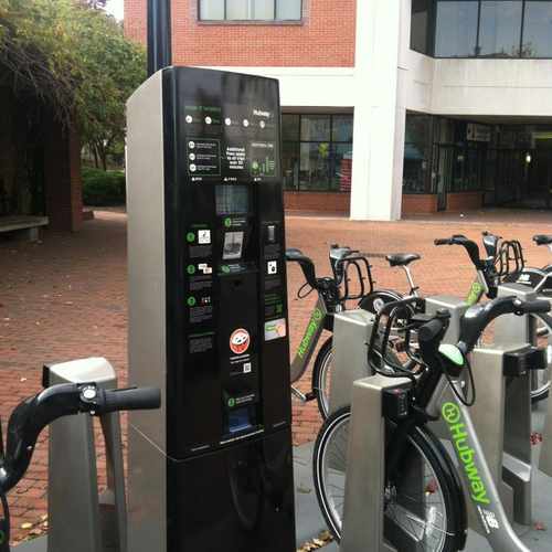 photo of Hubway Bike Station at Alewife Linear Park/Somerville Community Path Somerville MA 02144