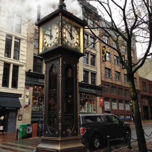 photo of The Gastown Steam Clock at 315 West Cordova Street Vancouver BC Canada