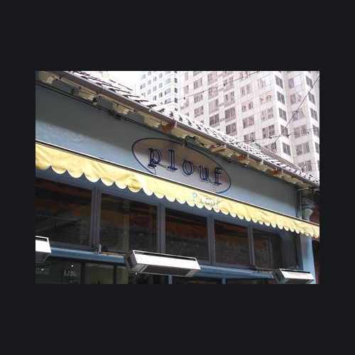 photo of Plouf French Seafood Restaurant and Cafe at 40 Belden Place San Francisco CA 94104
