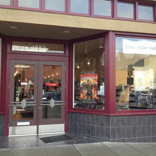 photo of Five Star Video at 1882 Solano Avenue Berkeley CA 94707