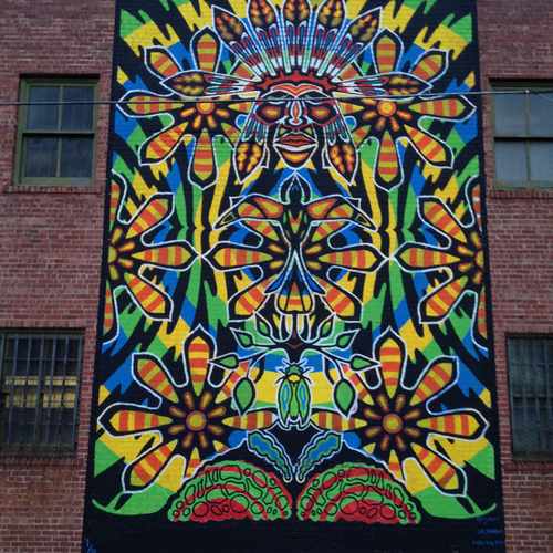 photo of Colorful Mural Downtown at 111 South Detroit Avenue Tulsa OK 74120