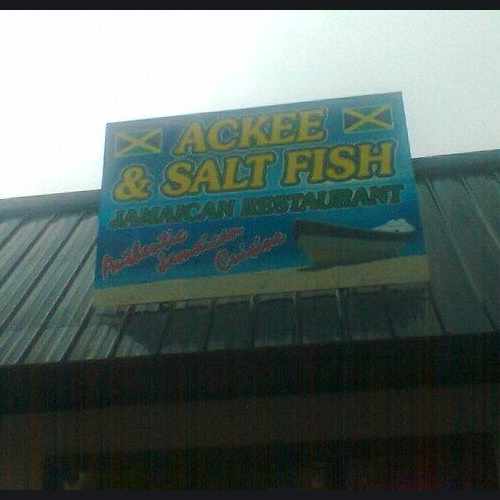 photo of ackee & saltfish yardi style caribbean food at 4598 Florida 5 Vero Beach FL 32967
