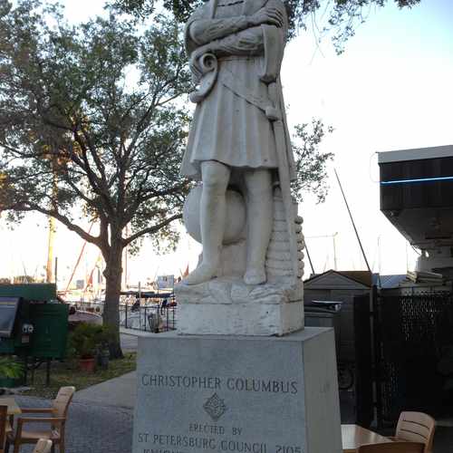 photo of Christopher Columbus Statue at 298 2nd Avenue Northeast Saint Petersburg FL 33701