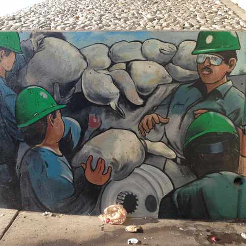 photo of Mural On Jefferson St at San Diego Fwy San Diego CA 92110