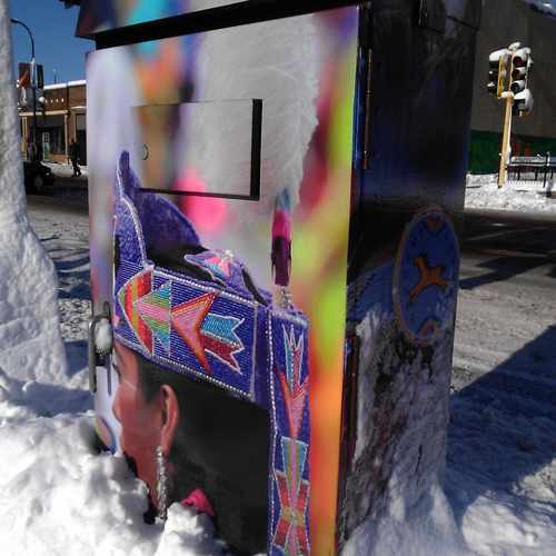 photo of Art Electric Box Ventura Village at 2001 Bloomington Avenue Minneapolis MN 55404