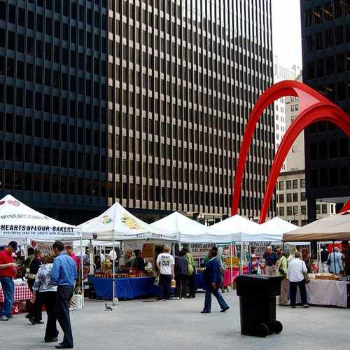 photo of Federal Plaza Farmers Market at 50 W Adams St Chicago IL 60603