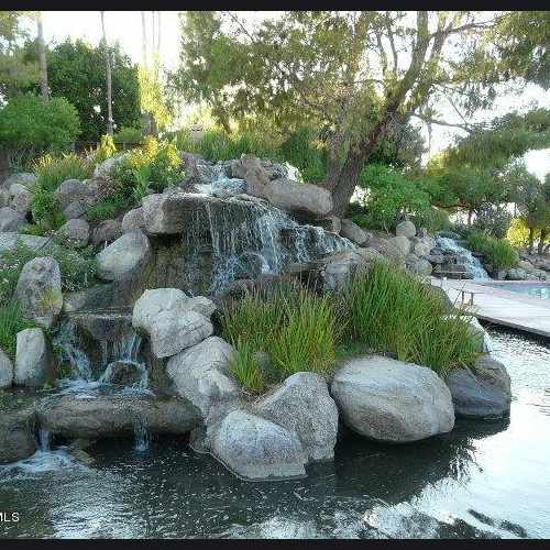 photo of Waterfall at Val Vista Lakes Clubhouse at 1600 East Lakeside Drive Gilbert AZ 85234