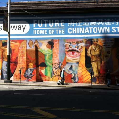 photo of Chinatown Mural at 27 Ross Alley San Francisco CA 94108
