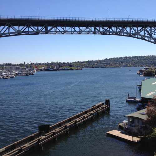 photo of Fremont Bridge at S Ship Canal Trail Seattle WA 98109