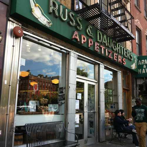 photo of Russ & Daughters Cafe at 125 Orchard Street New York NY 10002