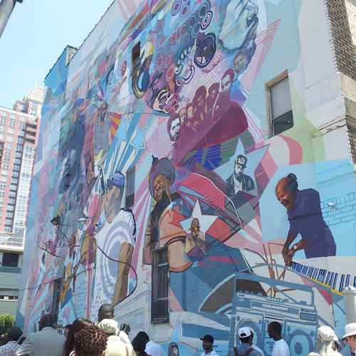 photo of The Roots Mural at 1433 South Street Philadelphia PA 19146