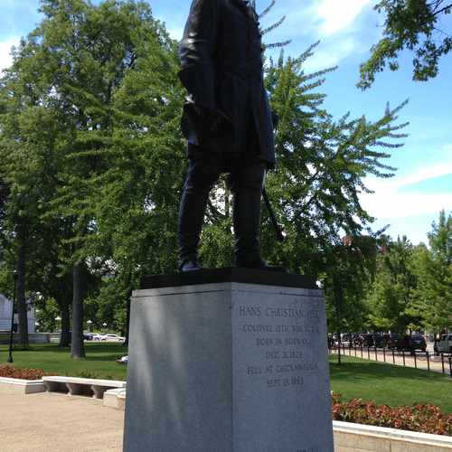 photo of Hans Christian Heg Statue at 21 East Main Street Madison WI 53703