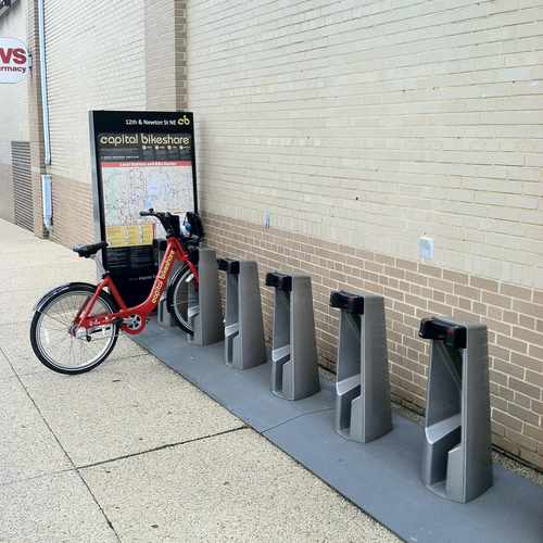photo of Capital Bikeshare, Brookland at 1204 Newton St NE Washington DC 20017