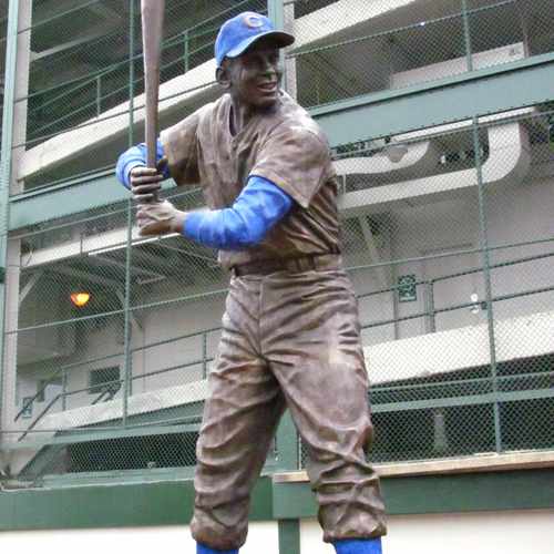 photo of Ernie Banks Statue at 3616 North Clark Street Chicago IL 60613