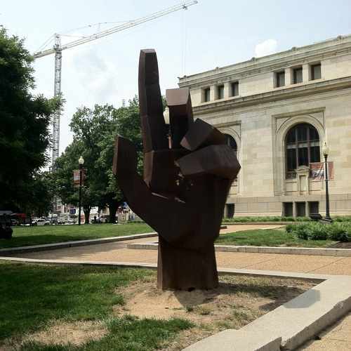 photo of Hand Sculpture at 899 K Street Northwest Washington DC 20001