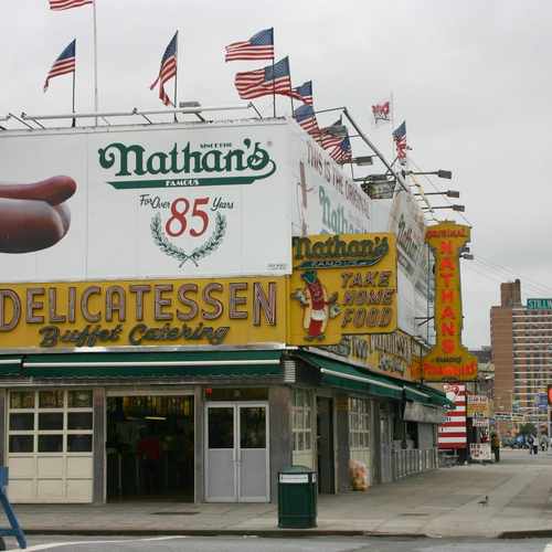 photo of Nathan's Famous - Coney Island at 1310 Surf Avenue Brooklyn NY 11224