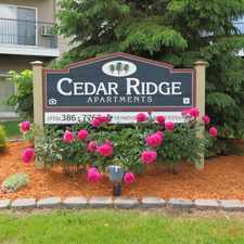 Rental info for Welcome to Cedar Ridge Apartments in Hudson WI!