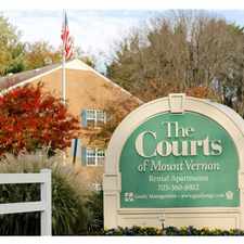 Rental info for The Courts of Mount Vernon Apartments
