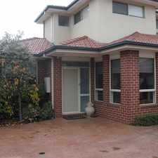 Rental info for Beautiful Townhouse in the Essendon area