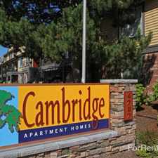 Rental info for Cambridge Apartments
