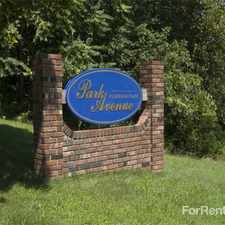 Rental info for Park Avenue at Florham Park