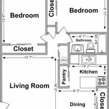 Rental info for Landshire 1124/1144 Two Bedroom End