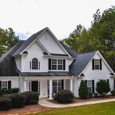 Rental info for 355 Meadows Dr: Gorgeous, large home with wooded lot in cul-de-sac for rent in desirable Senoia!