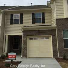 Rental info for Stunning Townhouse Next to Greenway and Convenient to Shopping in Cary!!!