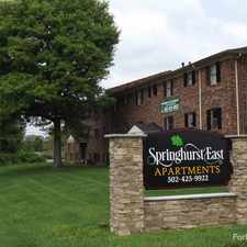 Rental info for Springhurst East Apartments