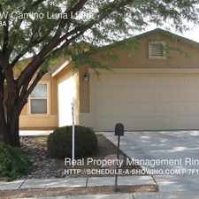 Rental info for 1063 W Camino Luna Llena