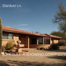 Rental info for 36656 N. Stardust Ln.