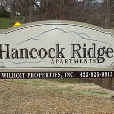 Rental info for Hancock Ridge Apartments