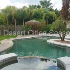 Rental info for Beautiful Rancho Mirage Pool Home
