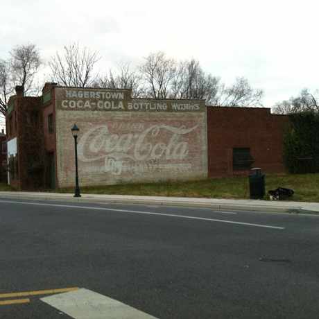 Photo of Coka-cola Bottling Wall Sign in Hagerstown