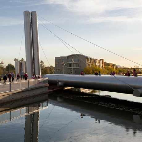 Photo of Paoli Soleri’s Bridge and Plaza in Scottsdale