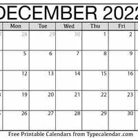 December Calendar 2022